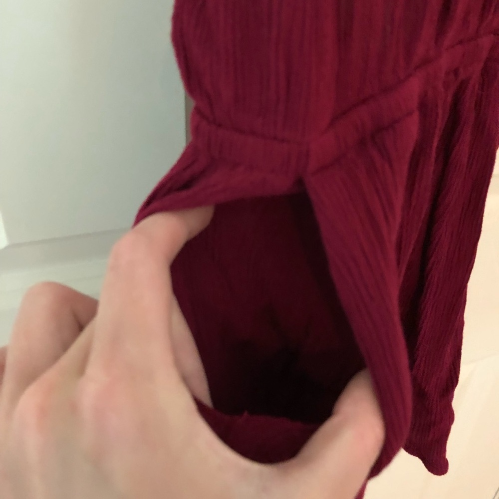 Maroon Romper - Picture 3 of 4
